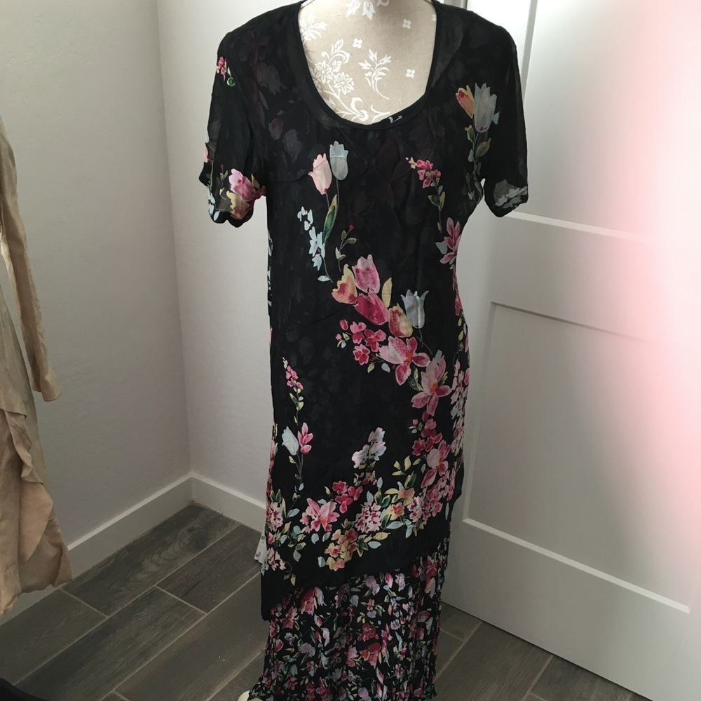 Two piece floral dress